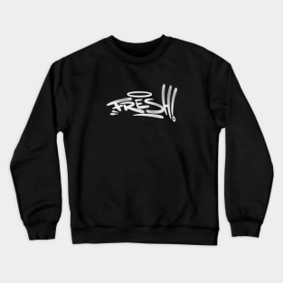 Graffiti Style Fresh Tag Crewneck Sweatshirt